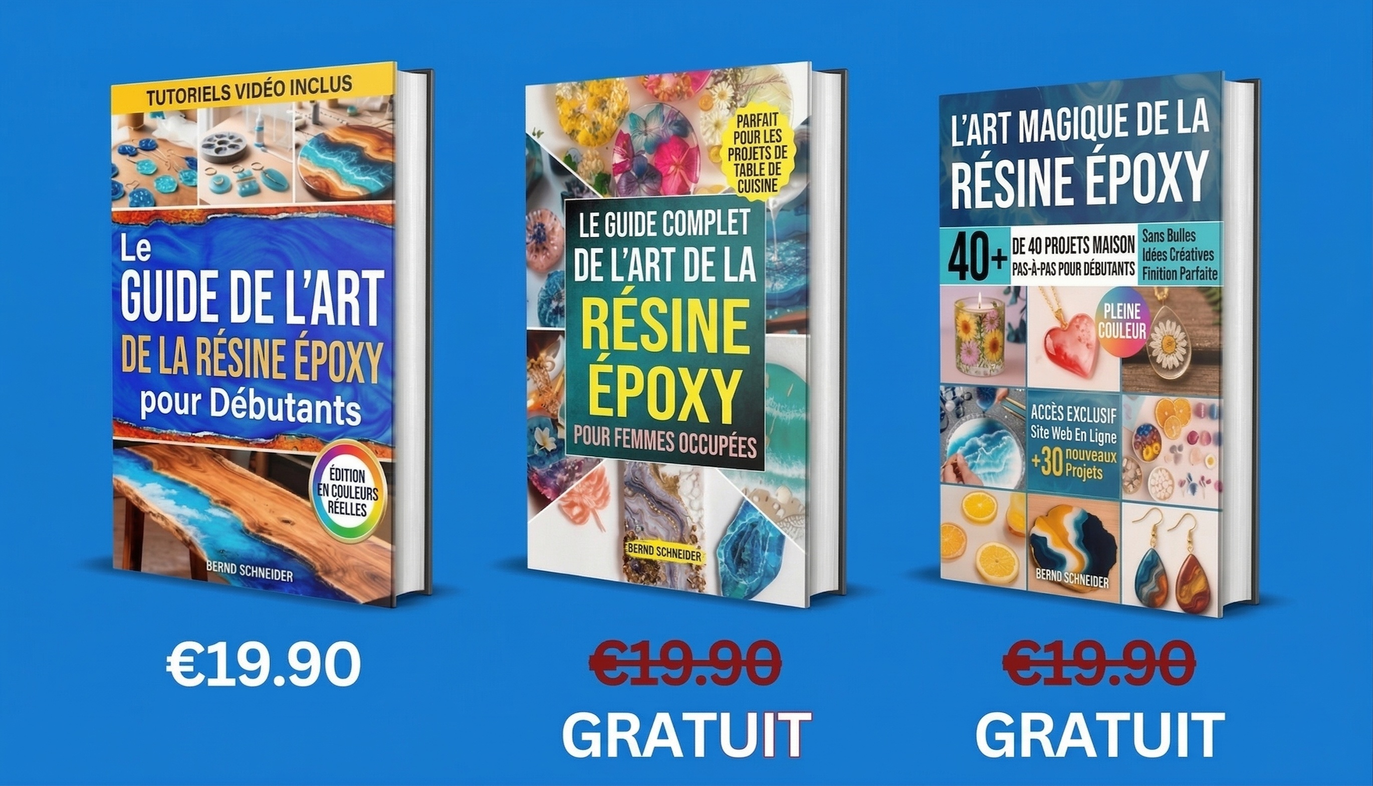 Pack de 3 Livres